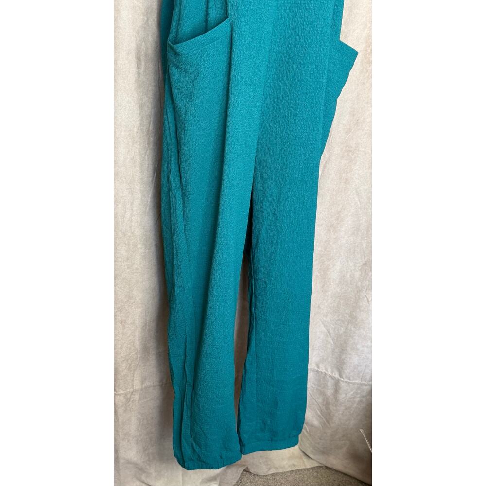 Cupshe Teal Green Sunday Brunch Jumpsuit XL NWT - Picture 6 of 11